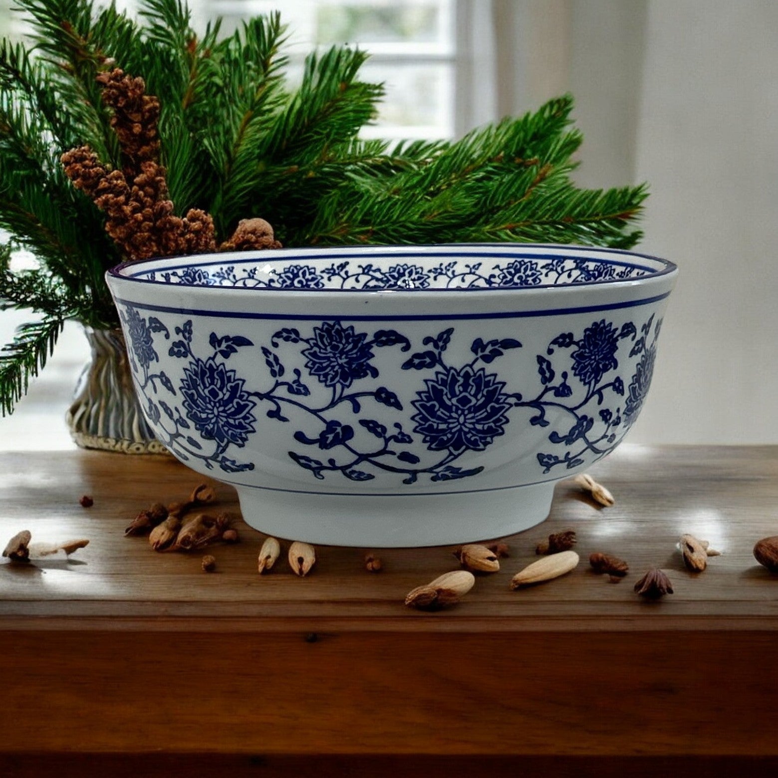 1783 — Blue & White Candle