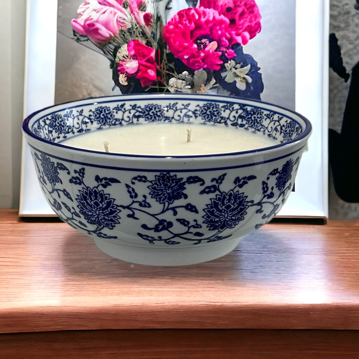 King Street — Blue & White Candle